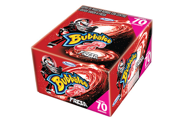 CHICLE BUBBALOO FRESA *70und *385gr _1 CHICLE BUBBALOO FRESA *70und *385gr _1