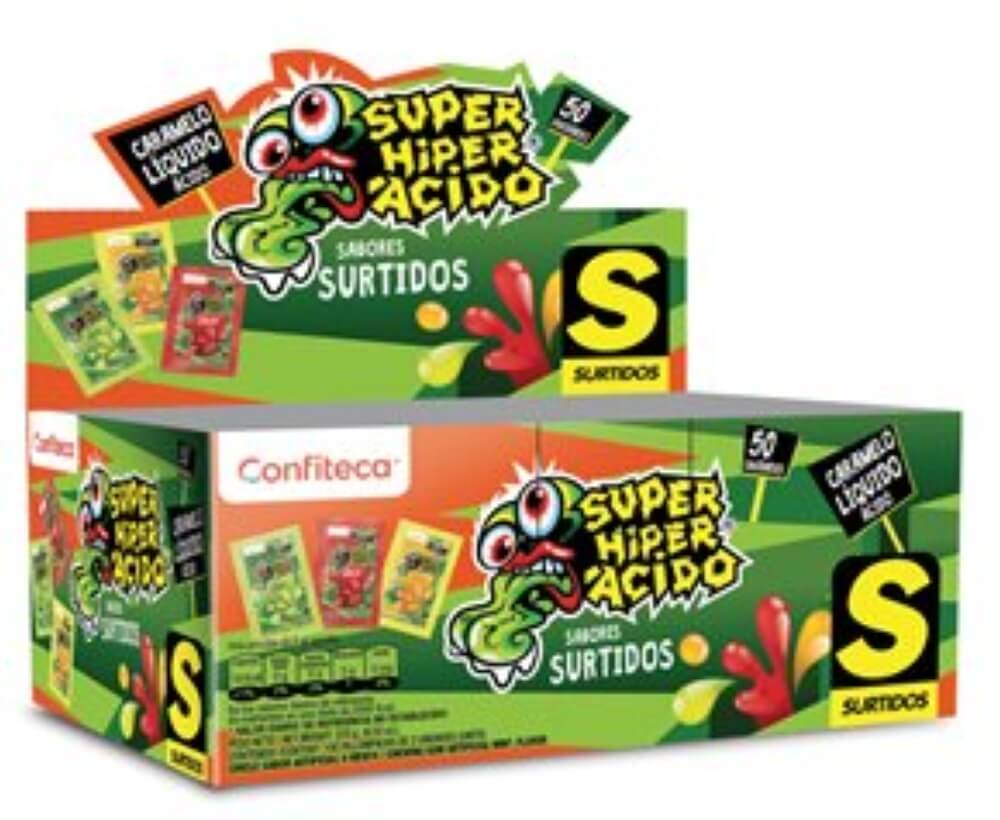CARAMELO LIQUIDO SUPER HIPER ACIDO *50und *850gr_1 CARAMELO LIQUIDO SUPER HIPER ACIDO *50und *850gr_1