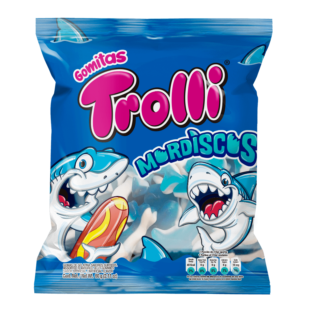GOMA TROLLI MORDISCOS *60gr_1 GOMA TROLLI MORDISCOS *60gr_1