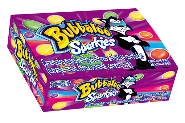 CARAMELO SPARKIES BUBBALOO SOBRE *20und *500gr_2 CARAMELO SPARKIES BUBBALOO SOBRE *20und *500gr_2