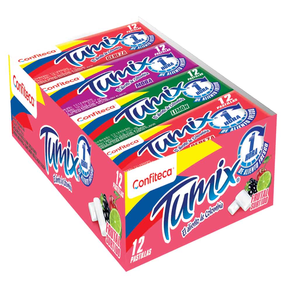 CHICLE TUMIX SURTIDO FRUTAL GRANDE *12und *_1 CHICLE TUMIX SURTIDO FRUTAL GRANDE *12und *_1