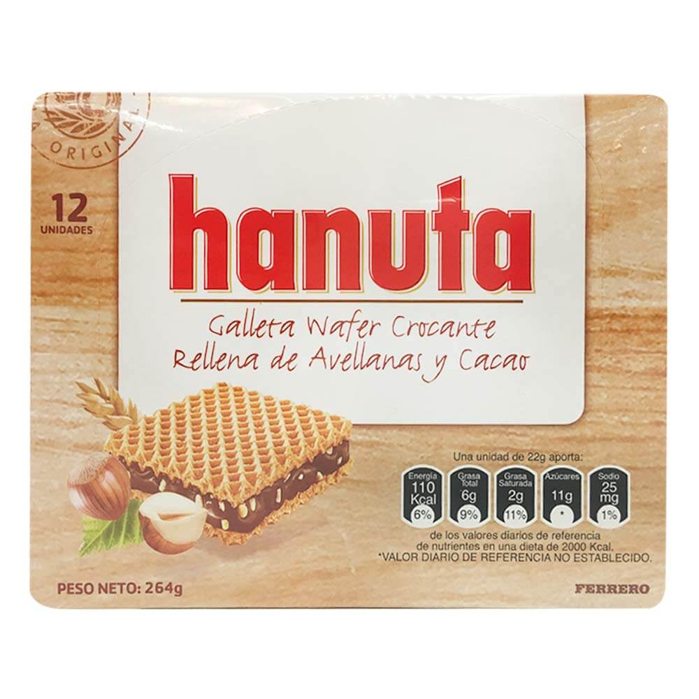 GALLETA HANUTA *264gr *12und_1 GALLETA HANUTA *264gr *12und_1