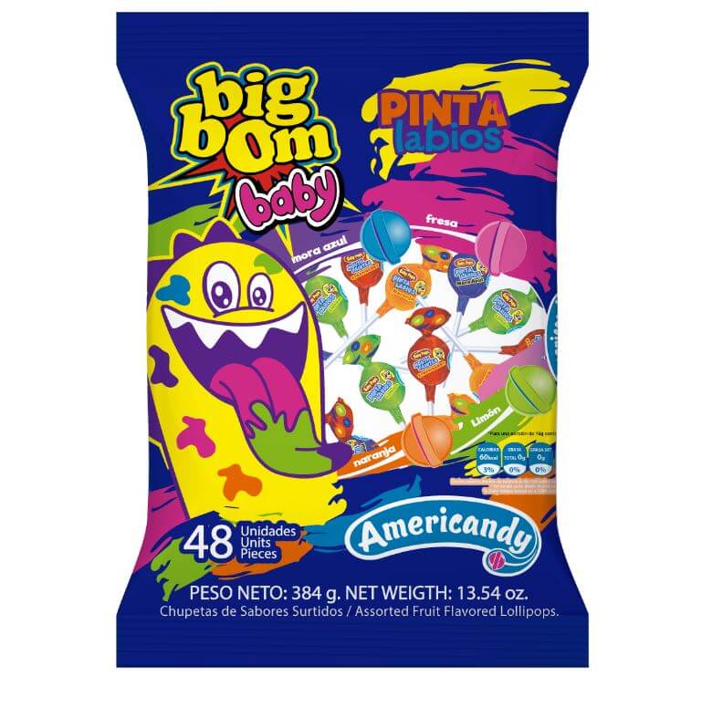 CHUPETE BIG BOM BABY PINTALABIOS *48und *348gr_1 CHUPETE BIG BOM BABY PINTALABIOS *48und *348gr_1