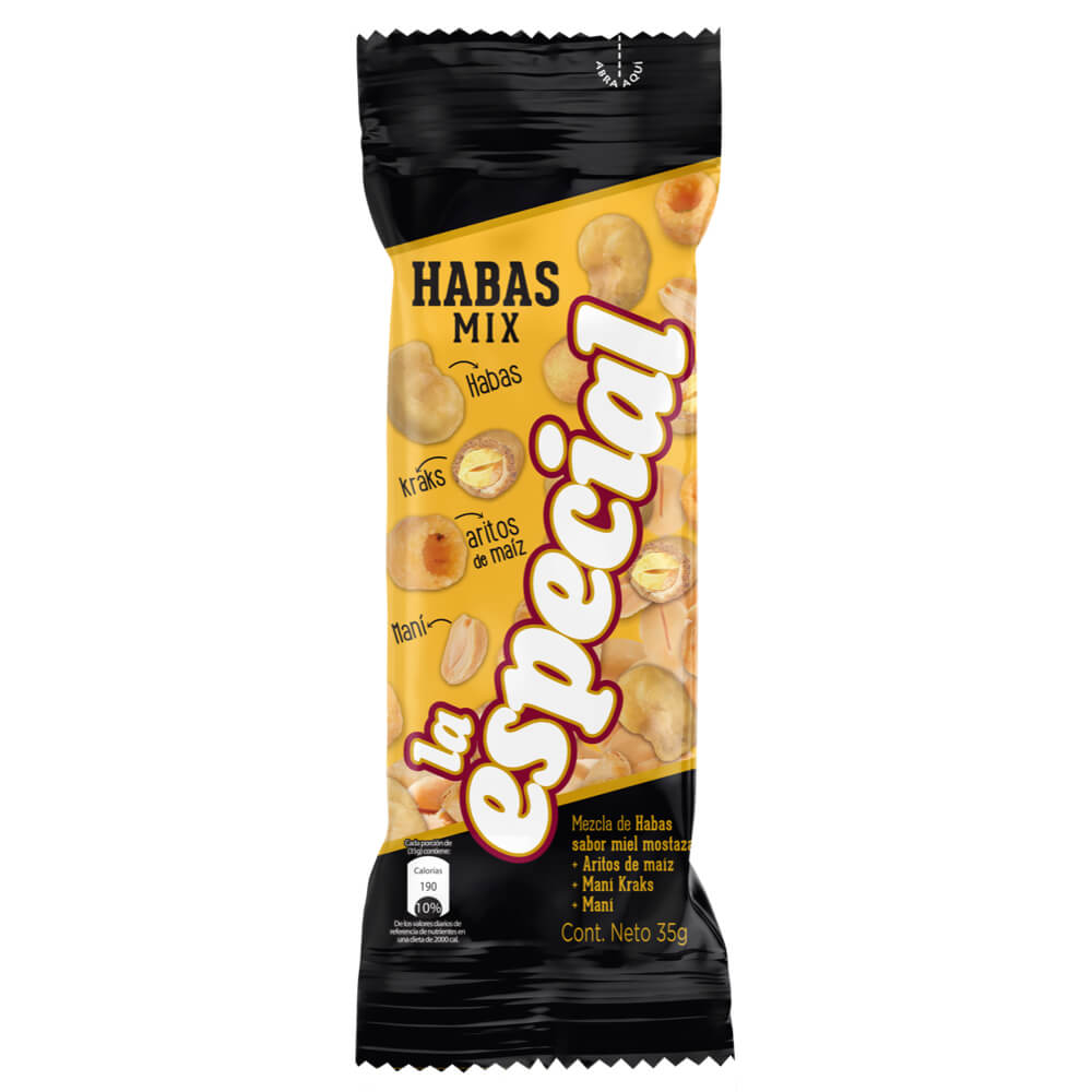 MANÍ LA ESPECIAL HABAS MIX *35gr_1 MANÍ LA ESPECIAL HABAS MIX *35gr_1