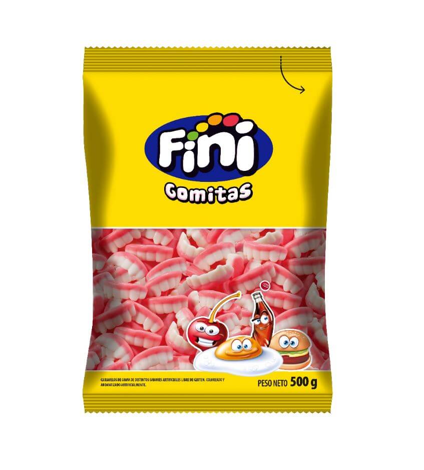 GOMAS DE DENTADURAS LISAS FINI *500gr_1 GOMAS DE DENTADURAS LISAS FINI *500gr_1