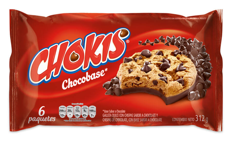 GALLETA CHOKIS CHOCOBASE *6und *312gr_1 GALLETA CHOKIS CHOCOBASE *6und *312gr_1