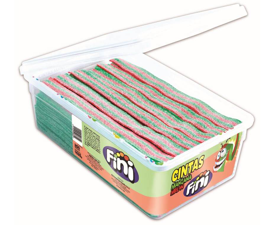 GOMAS CINTA MANZANA - MELON FINI *250und *1625gr_1 GOMAS CINTA MANZANA - MELON FINI *250und *1625gr_1