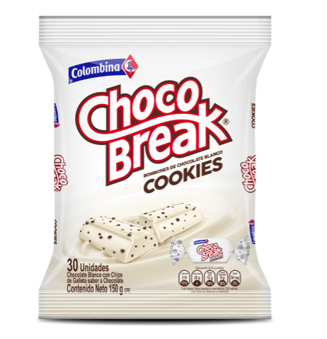 CHOCOBREAK COOKIES AND CREAM *30und *150gr_1 CHOCOBREAK COOKIES AND CREAM *30und *150gr_1