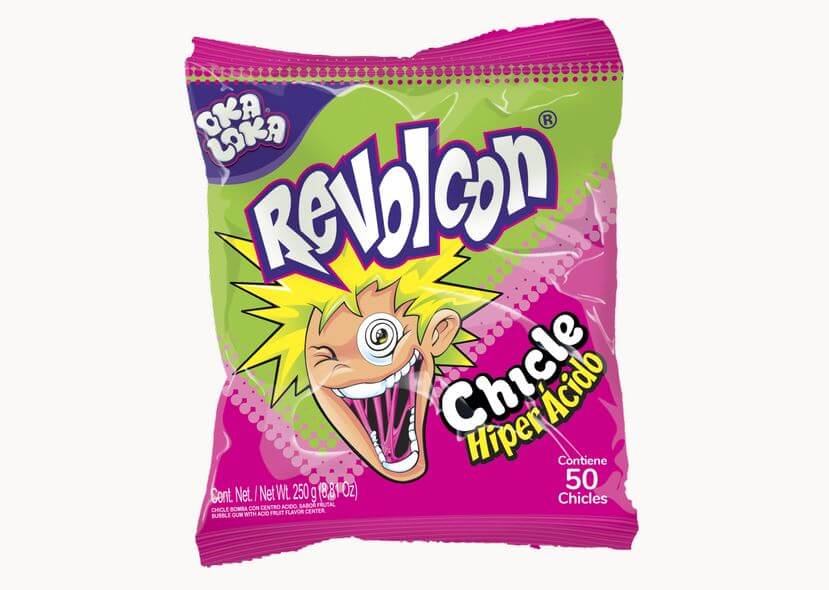 CHICLE REVOLCON OKA LOKA *50und *250gr_1 CHICLE REVOLCON OKA LOKA *50und *250gr_1
