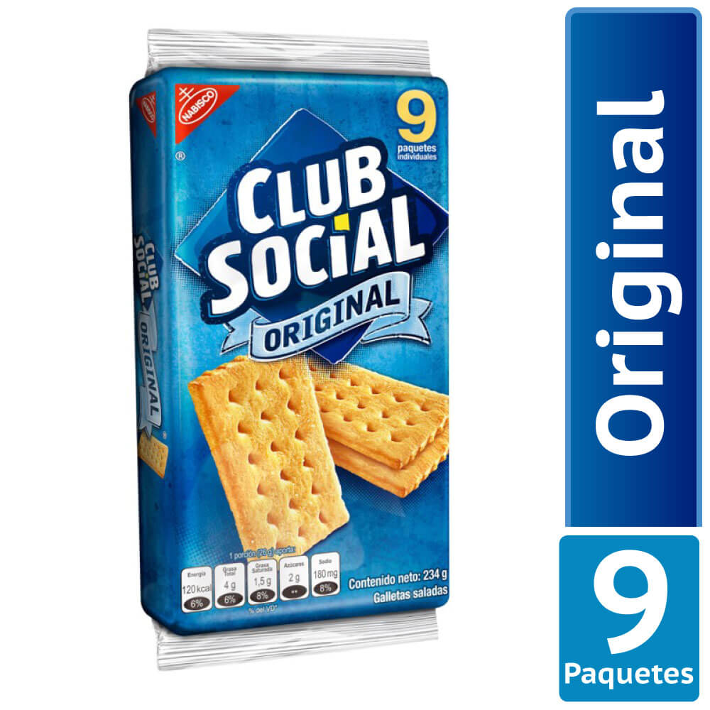 GALLETA CLUB SOCIAL ORIGINAL *9und *234gr_1 GALLETA CLUB SOCIAL ORIGINAL *9und *234gr_1