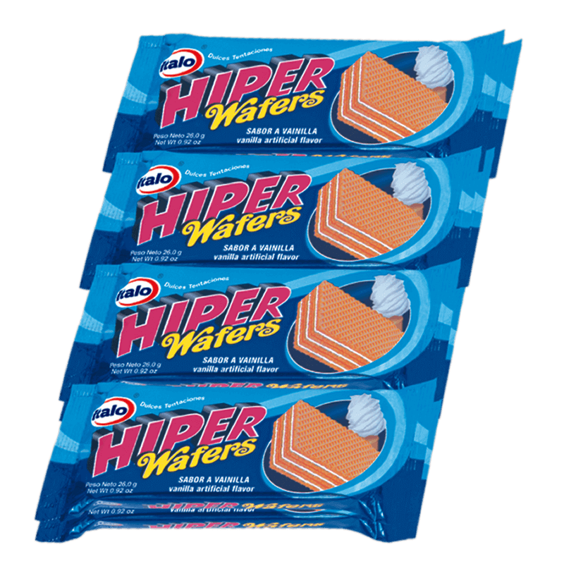 HIPER WAFERS VAINILLA *8 *208gr_1 HIPER WAFERS VAINILLA *8 *208gr_1