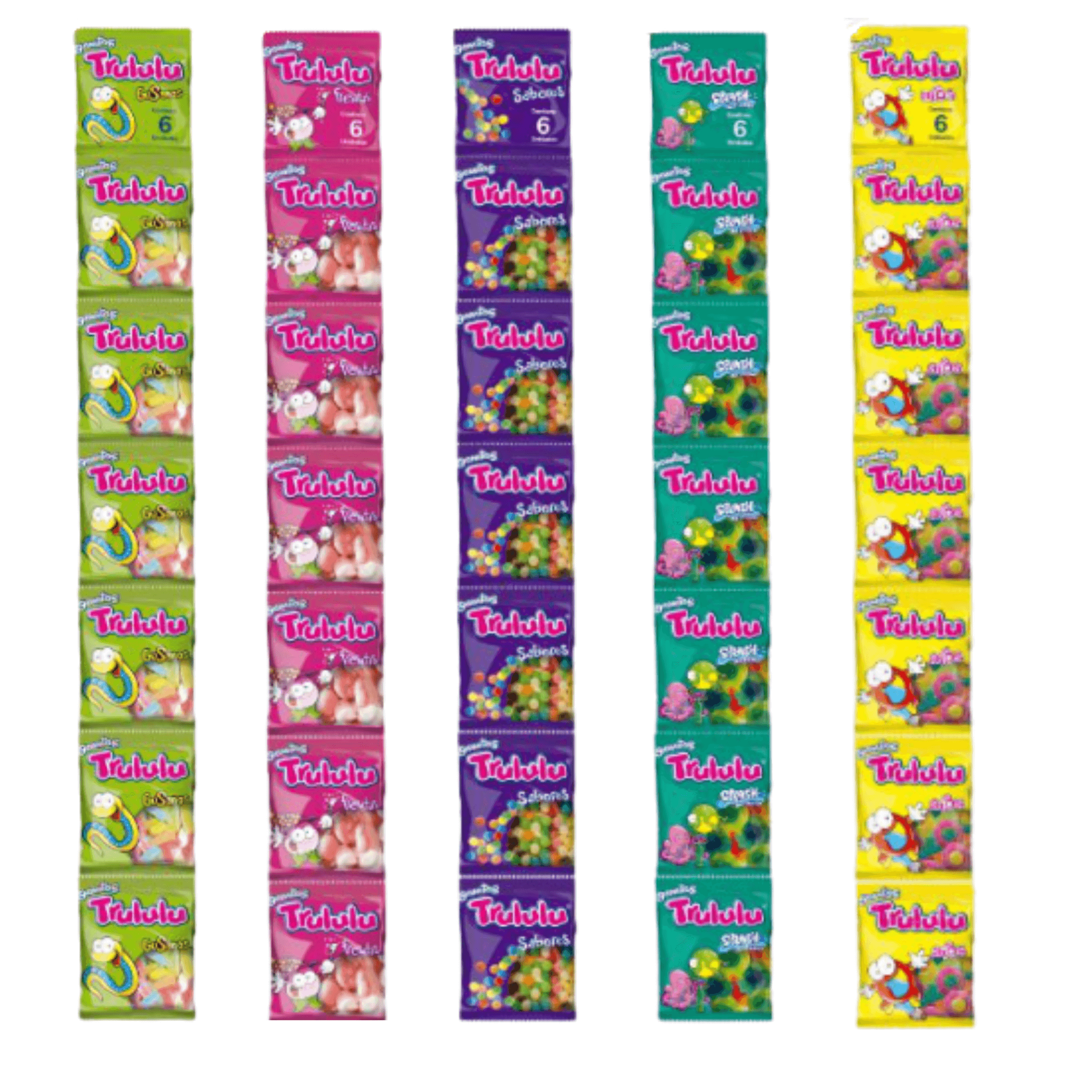 GOMAS TRULULU TIRA *180gr *6und _1 GOMAS TRULULU TIRA *180gr *6und _1