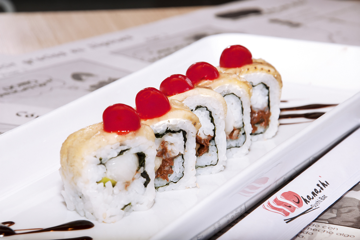 Rollo de sushi dulce_1 Rollo de sushi dulce_1