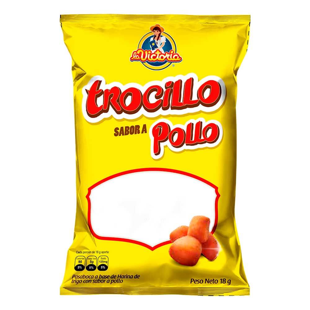 Trocillo Pollo Popular 18 gr. (Display x 12 UND.)_1 Trocillo Pollo Popular 18 gr. (Display x 12 UND.)_1