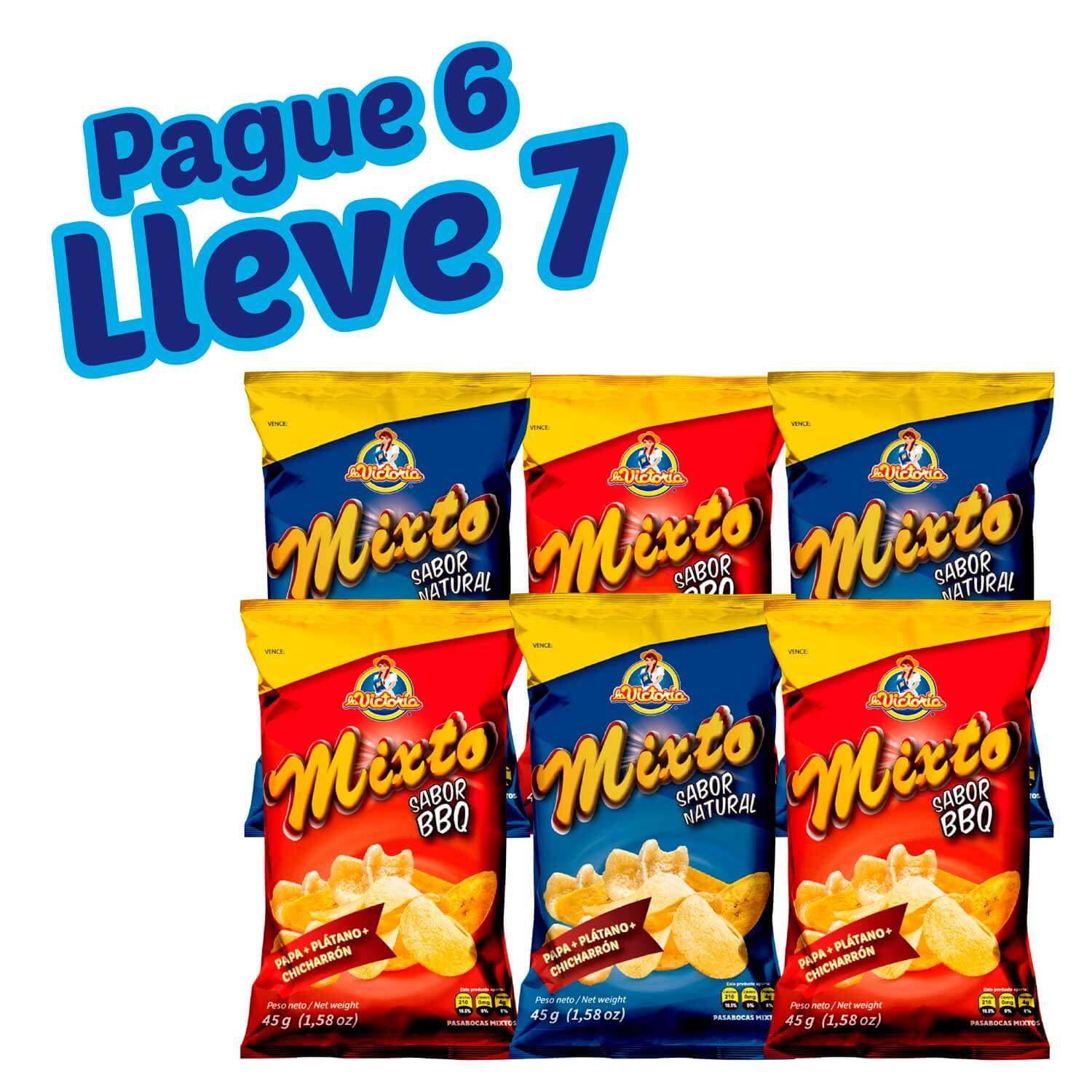 SURTIDO MIXTO 45 G (Display PAGUE 6 LLEVE 7 UND.)_1 SURTIDO MIXTO 45 G (Display PAGUE 6 LLEVE 7 UND.)_1