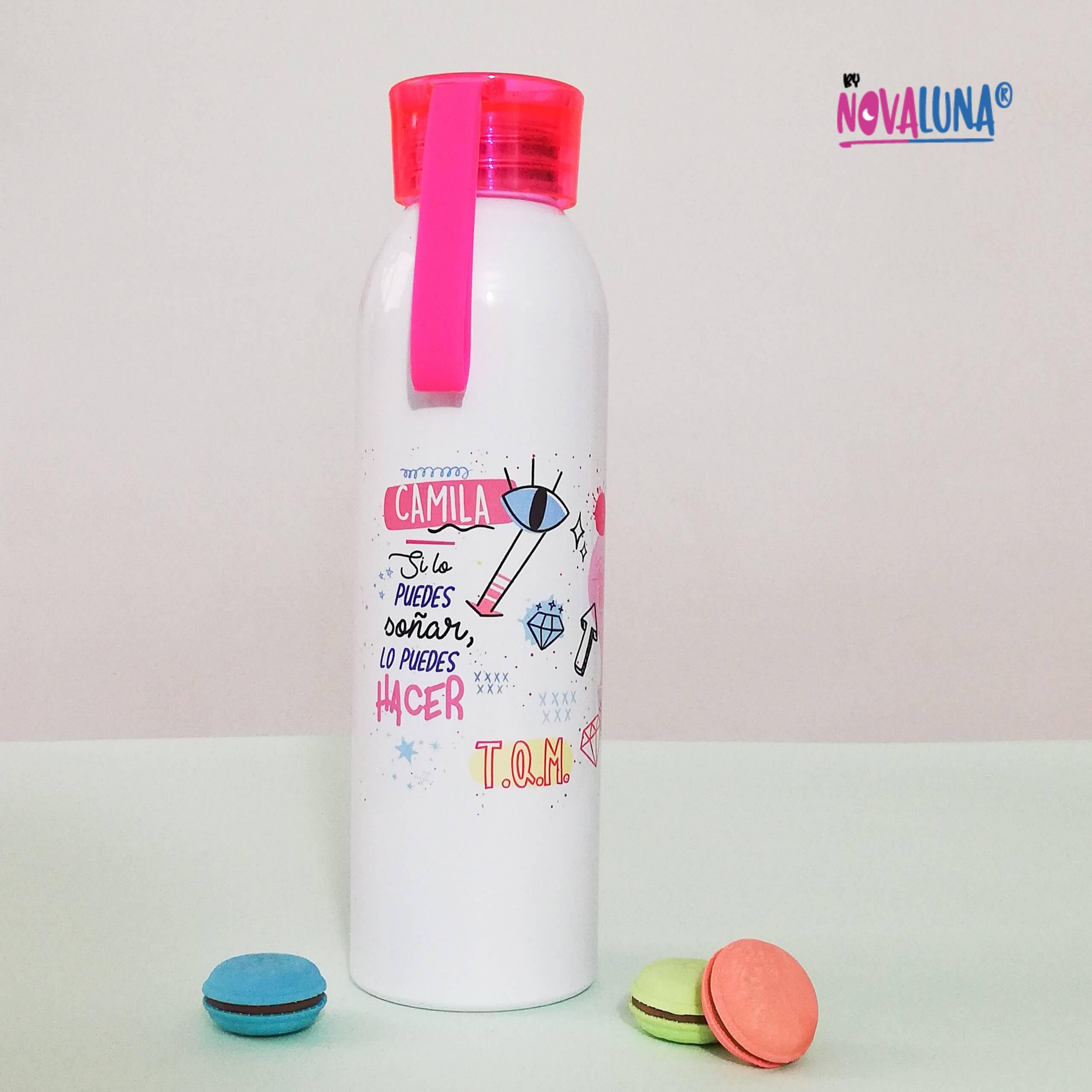 Botilito personalizado drink tapa fucsia_1 Botilito personalizado drink tapa fucsia_1