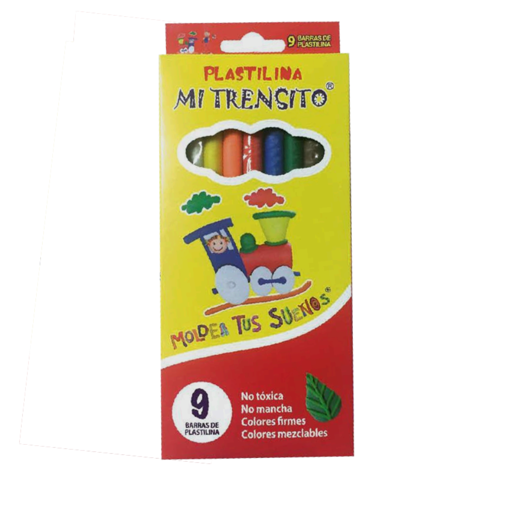 PLASTILINA TRENSITO LARGA X9 ALVAPLAST_1 PLASTILINA TRENSITO LARGA X9 ALVAPLAST_1