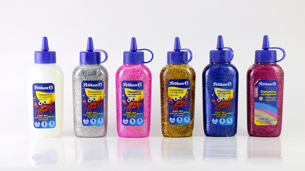 DIAMANTINA PEGAMENTO 60ML PELIKAN C/U_1 DIAMANTINA PEGAMENTO 60ML PELIKAN C/U_1