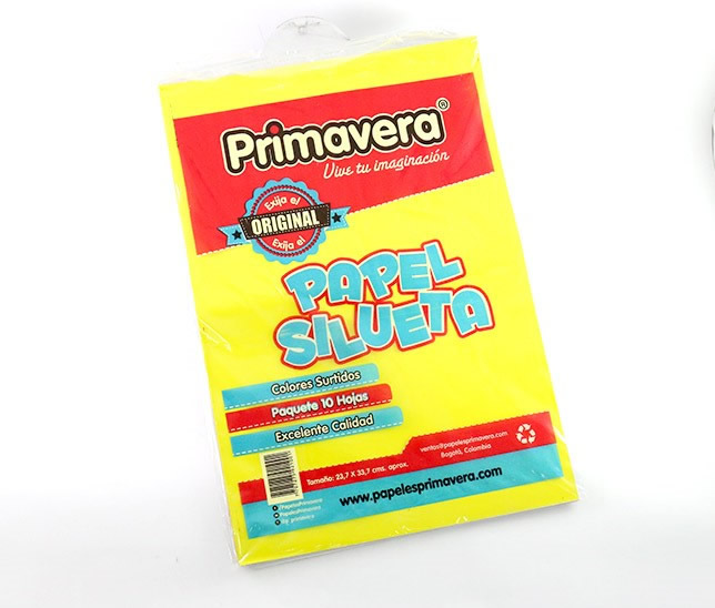 PAPEL SILUETA PAQ 1/8 X10 STDO PRIMAVERA_1 PAPEL SILUETA PAQ 1/8 X10 STDO PRIMAVERA_1