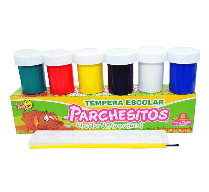 TEMPERA COLOR X6 PARCHESITOS_1 TEMPERA COLOR X6 PARCHESITOS_1