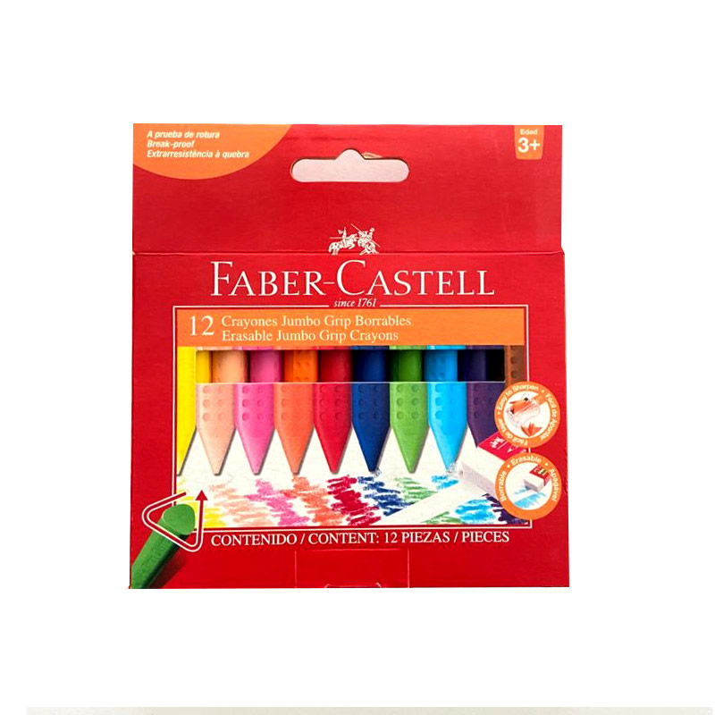 CREYON JUMBO GRIP TRIANG-12 FABER C_1 CREYON JUMBO GRIP TRIANG-12 FABER C_1