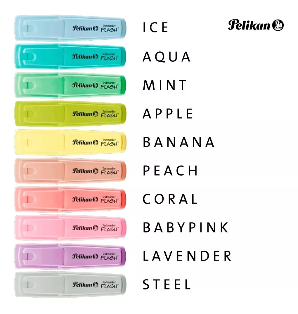 RESALTADOR TEXMARKER FLASH PASTEL PELIKAN C/U_1 RESALTADOR TEXMARKER FLASH PASTEL PELIKAN C/U_1