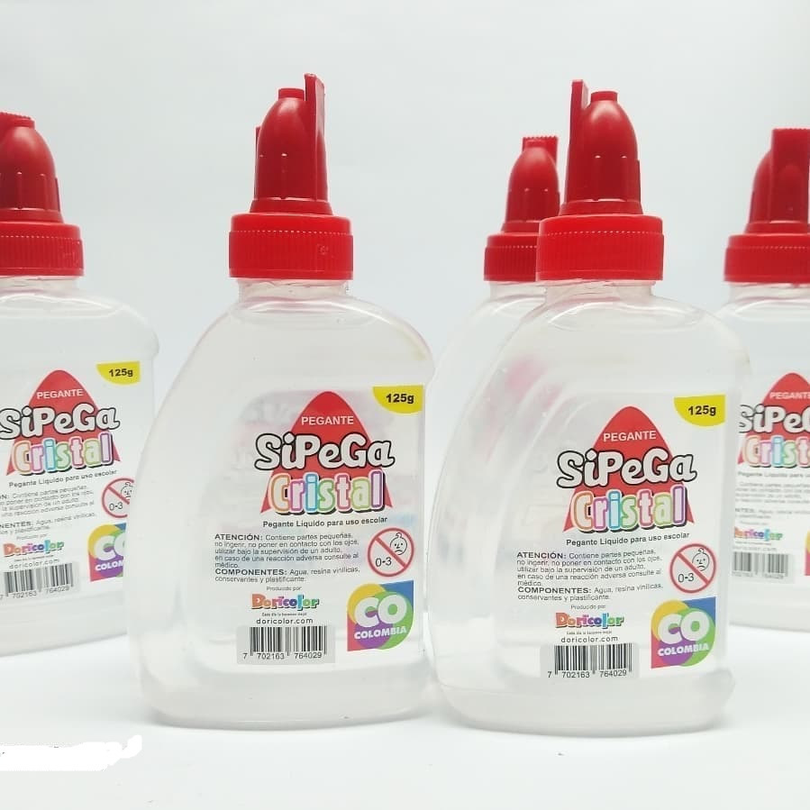 PEGANTE LIQUIDO TRANSP 125-250ML DORICOLOR C/U_1 PEGANTE LIQUIDO TRANSP 125-250ML DORICOLOR C/U_1