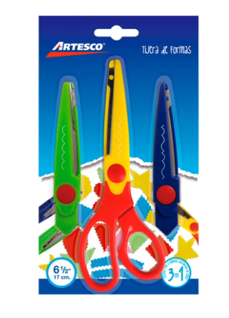 TIJERA DE FORMAS 3 EN 1 ARTESCO_1 TIJERA DE FORMAS 3 EN 1 ARTESCO_1